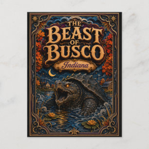 The Beast of Busco Indiana Popcut Legends Postcard