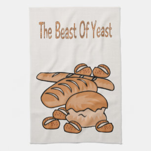 The Beast of Yeast Tea Towel