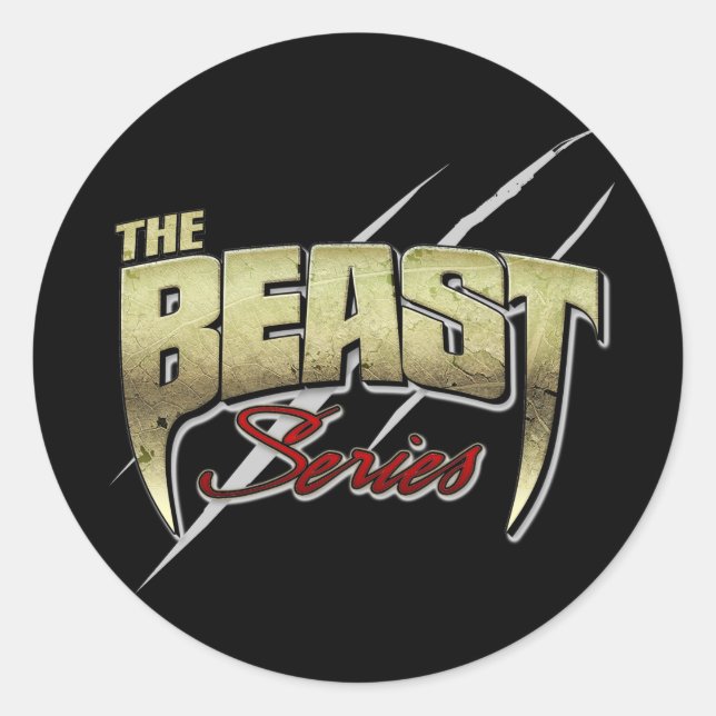 The Beast Series Classic Round Sticker (Front)