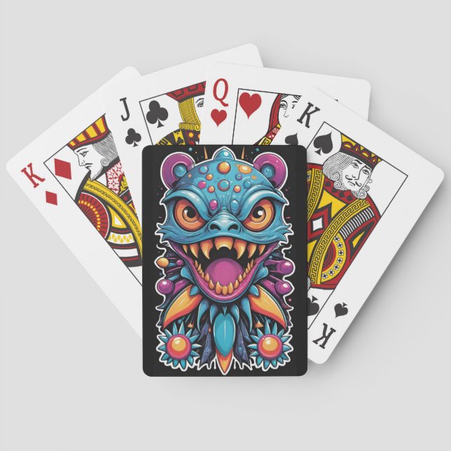The Beast Will Feast Without Warning - Ken Gauge Playing Cards (Back)