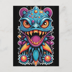 The Beast Will Feast Without Warning - Ken Gauge Postcard