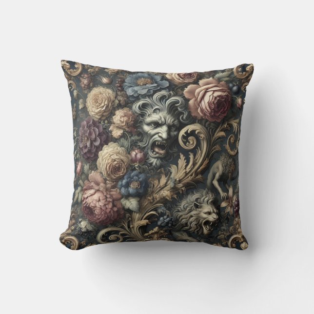 The Beast Within – Gothic Victorian Cushion (Front)