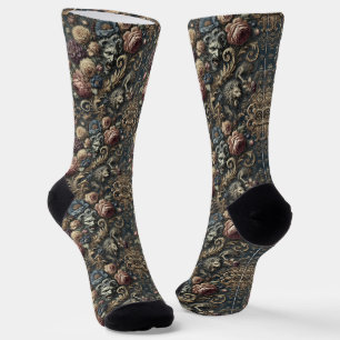The Beast Within – Gothic Victorian Tapestry Socks