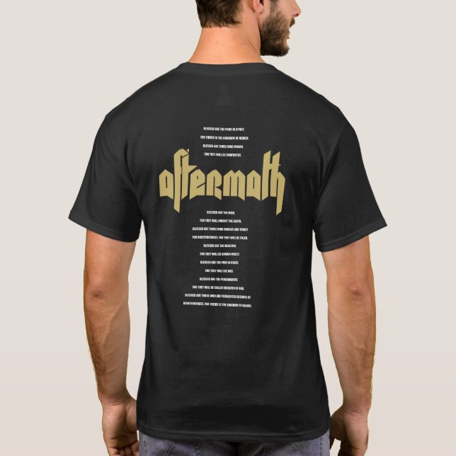 The Beatitudes Black T-Shirt (Back)