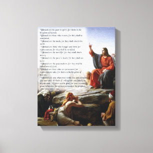 THE BEATITUDES CANVAS PRINT