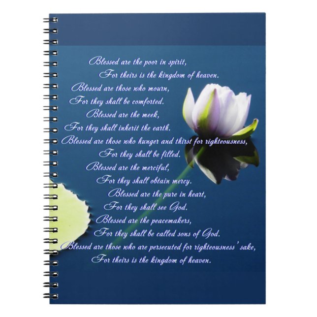 The Beatitudes Notebook (Front)