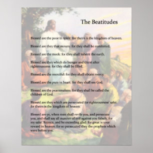 The Beatitudes Poster