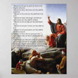 THE BEATITUDES POSTER