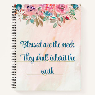 The Beatitudes Religious  Notebook