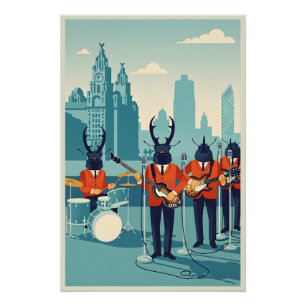 The Beatles parody Poster