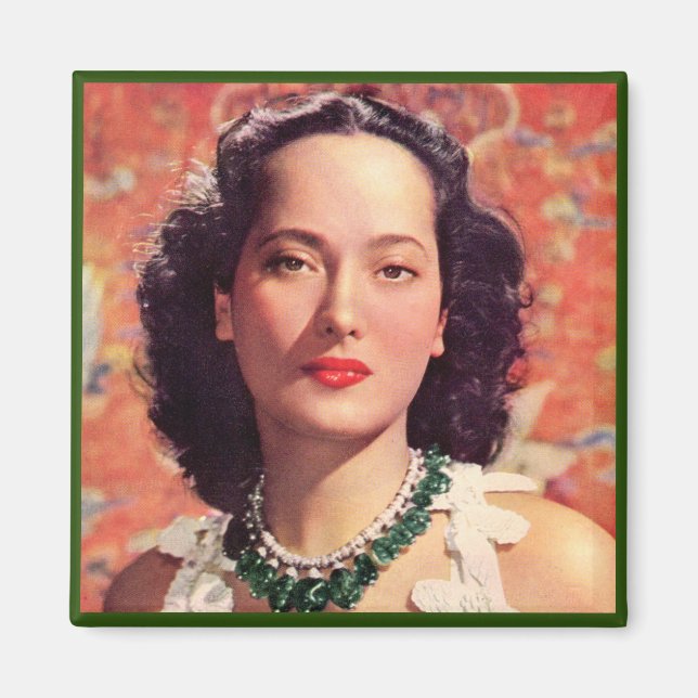 the beauteous Merle Oberon Magnet (Front)