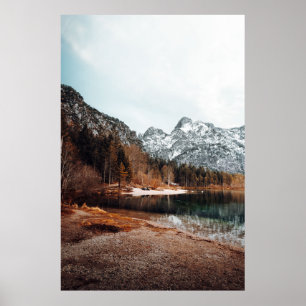 THE BEAUTIFUL ALMSEE IN UPPER AUSTRIA POSTER