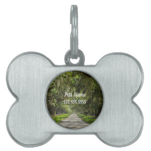 The Beautiful Avenue Of Oaks Pet ID Tag
