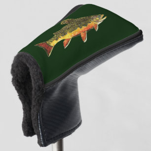 The Beautiful Brook Trout Golf Head Cover