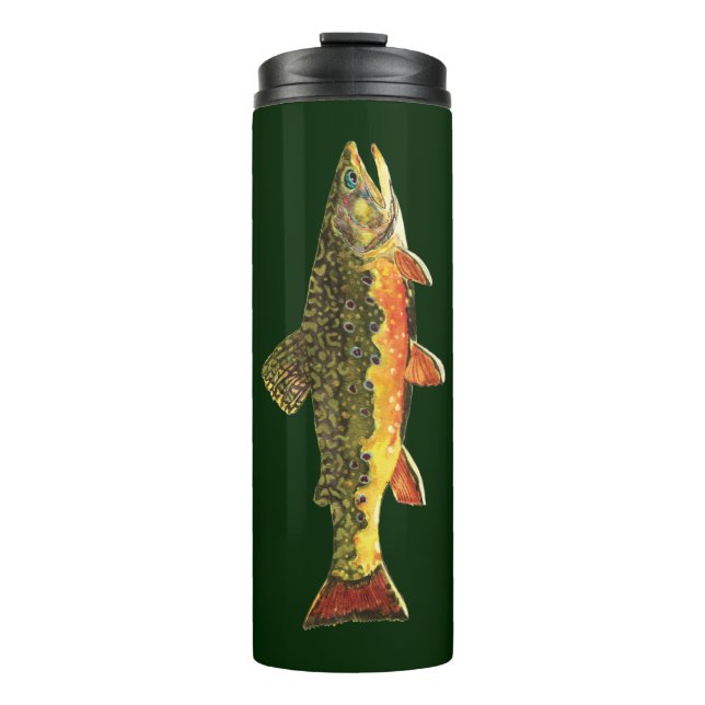 The Beautiful Brook Trout Thermal Tumbler (Front)
