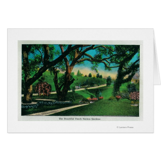 The Beautiful Busch Sunken GardensPasadena, CA (Front Horizontal)