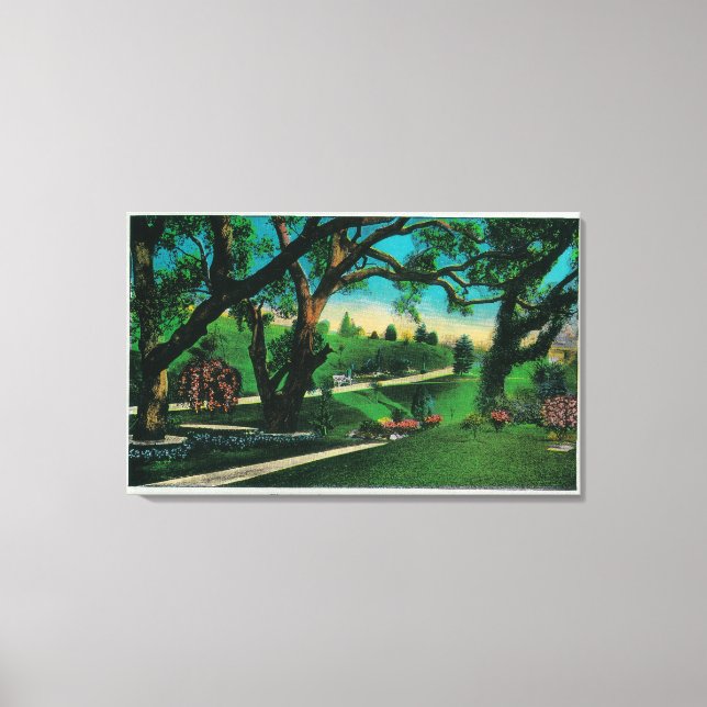 The Beautiful Busch Sunken GardensPasadena, CA Canvas Print (Front)
