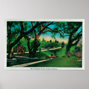 The Beautiful Busch Sunken GardensPasadena, CA Poster