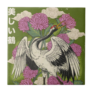 The Beautiful Crane Tile