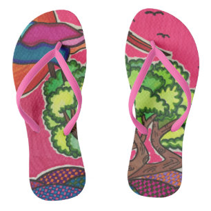 The beautiful day flip flops