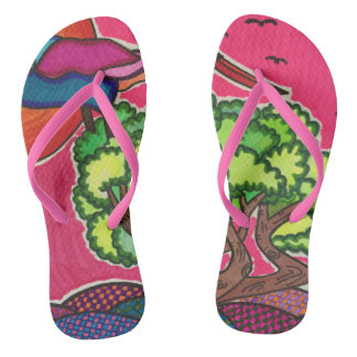 The beautiful day flip flops