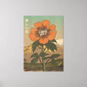 The Beautiful Flower Canvas Print