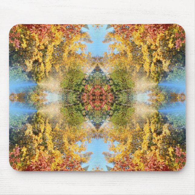 The beautiful forest in Autumn... Mouse Mat (Front)