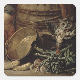 The Beautiful Kitchen Maid Square Sticker