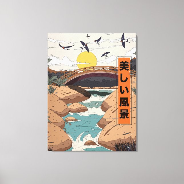 The Beautiful Landscape Canvas Print (Front)