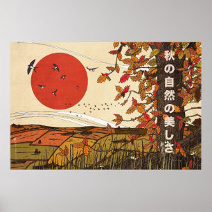 The Beautiful Landscape in Fall Poster