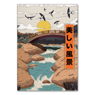 The Beautiful Landscape Table Number