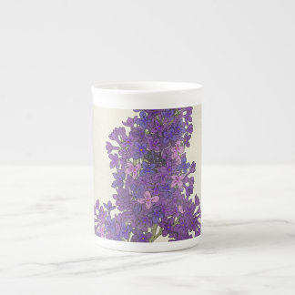 The Beautiful Lilac Flower Bone China Mug