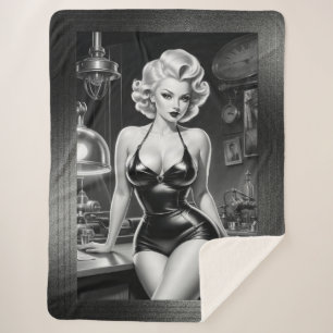 The Beautiful Look Of Science by Xzendor7 Sherpa Blanket