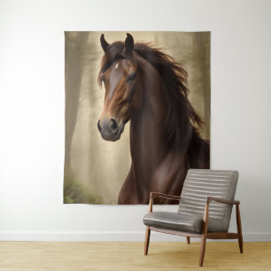 The Beautiful Majestic Horse Tapestry