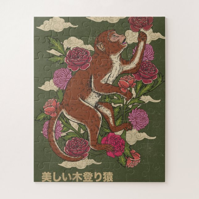 The Beautiful Monkey Jigsaw Puzzle (Vertical)