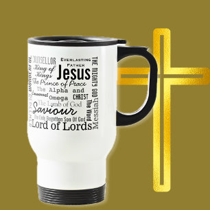 The Beautiful Names of Jesus  Travel Mug