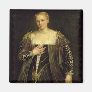The Beautiful Nani (oil on canvas) Magnet