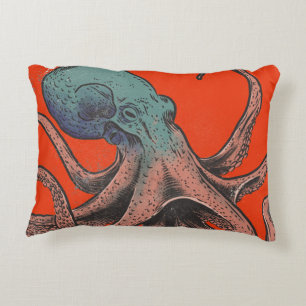The Beautiful Octopus Decorative Cushion