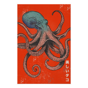 The Beautiful Octopus Poster