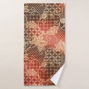 The beautiful of art Malaysian and Indonesian Bati Bath Towel