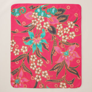 The beautiful of art Malaysian and Indonesian Bati Sherpa Blanket