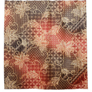 The beautiful of art Malaysian and Indonesian Bati Shower Curtain