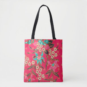 The beautiful of art Malaysian and Indonesian Bati Tote Bag