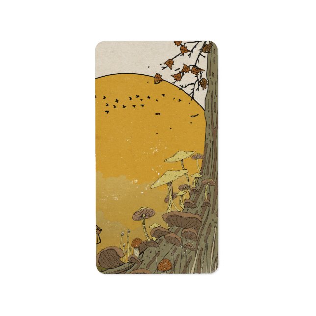 The Beautiful Old Woodland Label (Front)