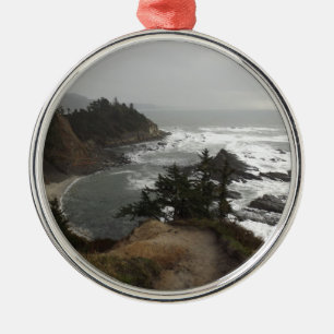 The beautiful Oregon coast Metal Tree Decoration