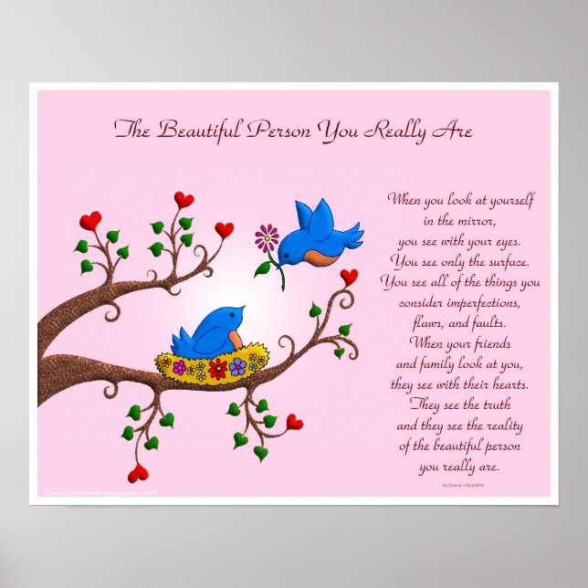 The Beautiful Person You Really Are Poster (Front)