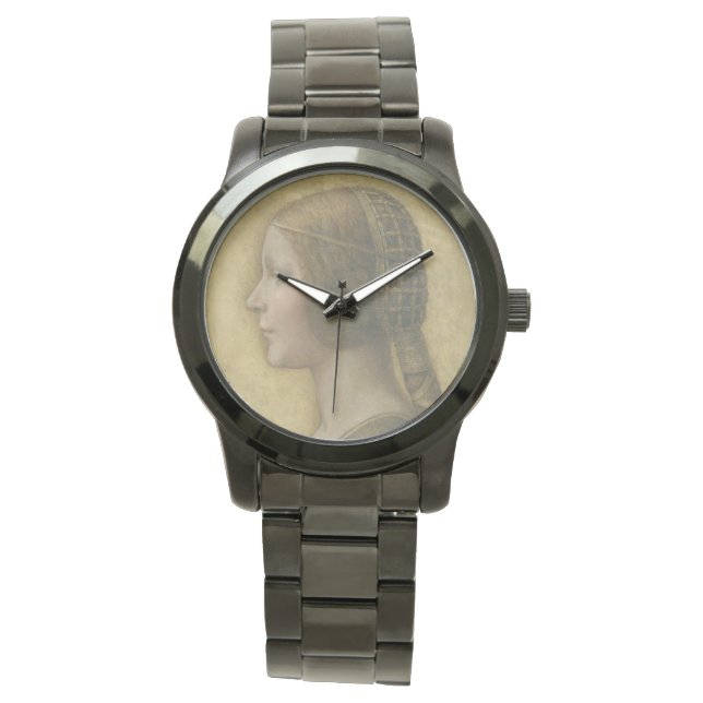 The Beautiful Princess (by Leonardo da Vinci) Watch (Front)