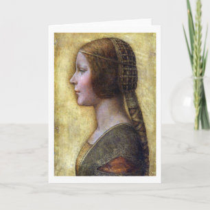 The Beautiful Princess, Leonardo da Vinci Card