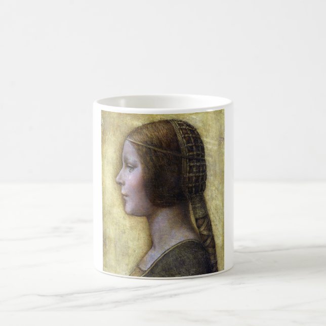 The Beautiful Princess, Leonardo da Vinci Coffee Mug (Center)