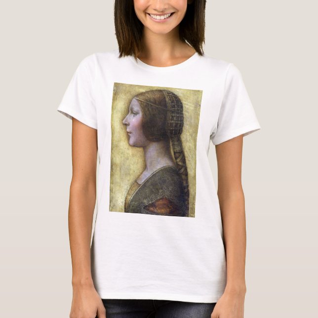 The Beautiful Princess, Leonardo da Vinci T-Shirt (Front)